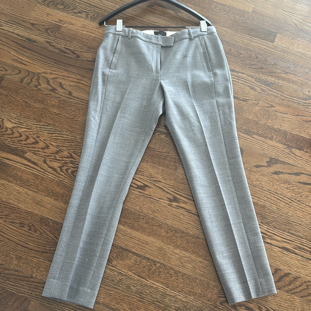 Beautiful Stretch Gray Wool Flannel Trousers